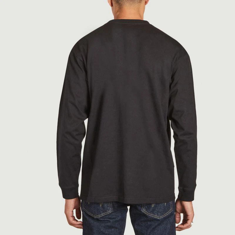 商品Carhartt|L/S Chase Cotton T-Shirt Black Gold CARHARTT WIP,价格¥302,第3张图片详细描述