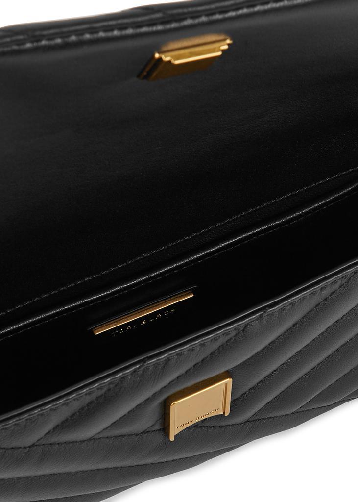 商品Tory Burch|Kira small black quilted shoulder bag,价格¥3548,第6张图片详细描述