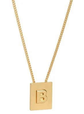 商品Celine|Alphabet金色饰面字母B黄铜项链,价格¥3739,第1张图片