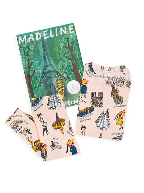 商品Books To Bed|Little Girl's & Girl's Madeline 3-Piece Pajama & Book Set,价格¥212,第1张图片
