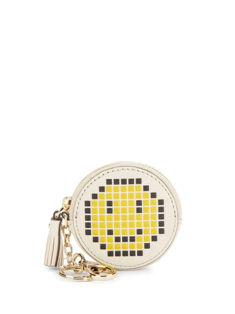 商品Anya Hindmarch|Pixel 笑脸真皮零钱袋,价格¥779,第1张图片