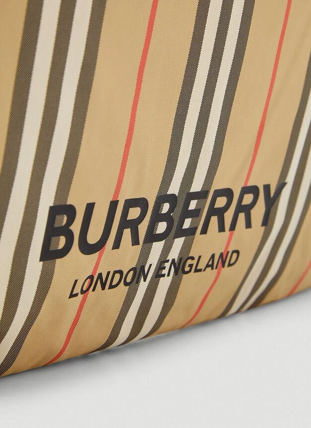 商品Burberry|Icon Stripe Tote Bag in Beige,价格¥4440,第5张图片详细描述