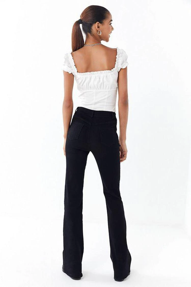 商品I.AM.GIA|I.AM.GIA Quinni High-Rise Flame Flare Jean,价格¥592,第3张图片详细描述