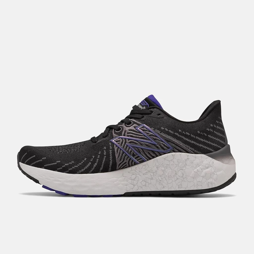 商品New Balance|Men's Fresh Foam X Vongo V5 Running Shoes - 2E/wide Width In Black W/ Deep Violet,价格¥946,第3张图片详细描述