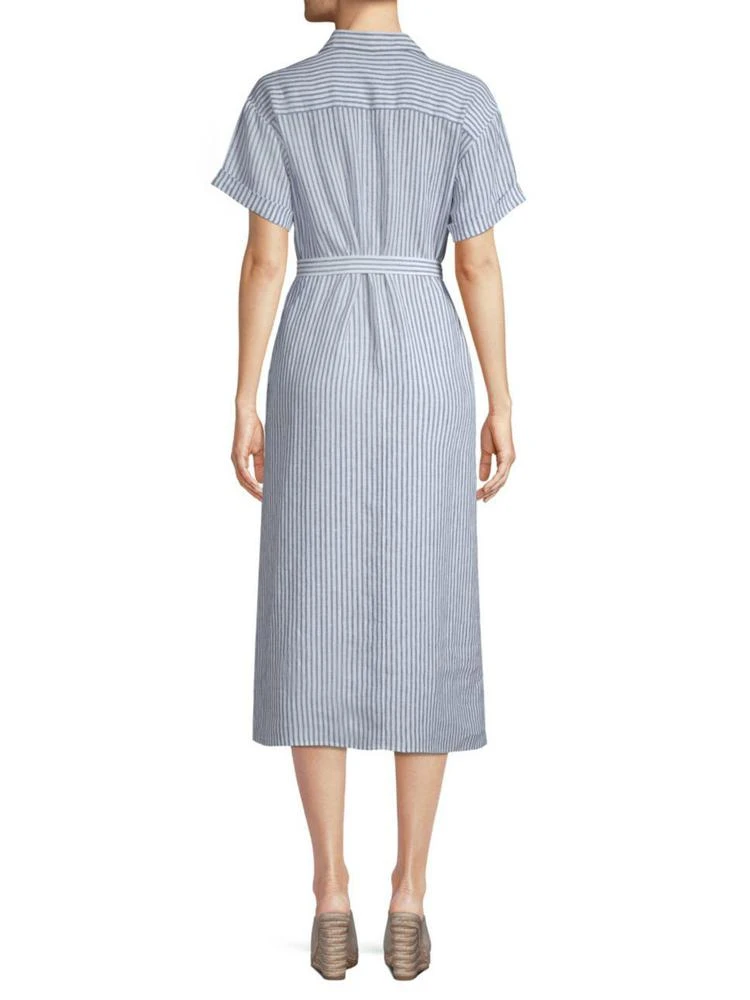 商品FRAME|Linen Striped Shirt Dress,价格¥877,第2张图片详细描述