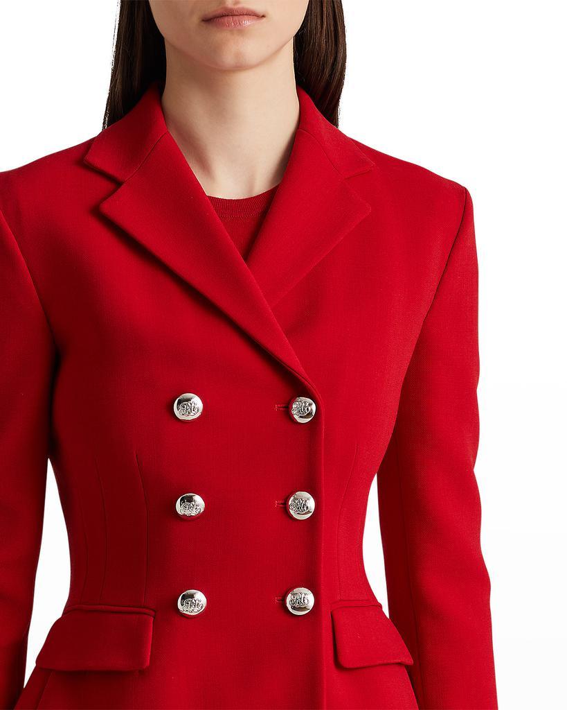 商品Ralph Lauren|Madelena Double-Breasted Crepe Blazer Jacket,价格¥16838,第6张图片详细描述