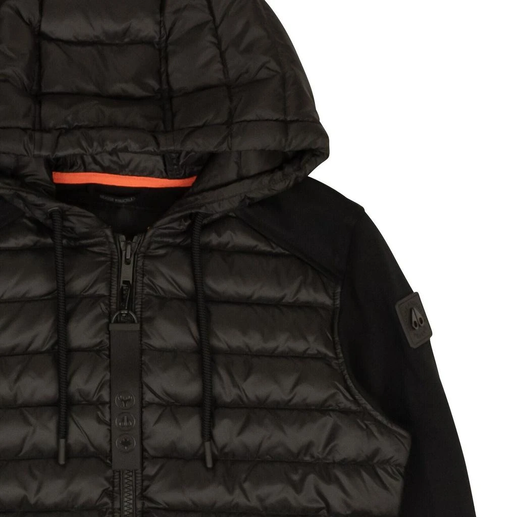 商品Moose Knuckles|Men's Black Soapstone Zip-Up Down Jacket,价格¥3671,第3张图片详细描述