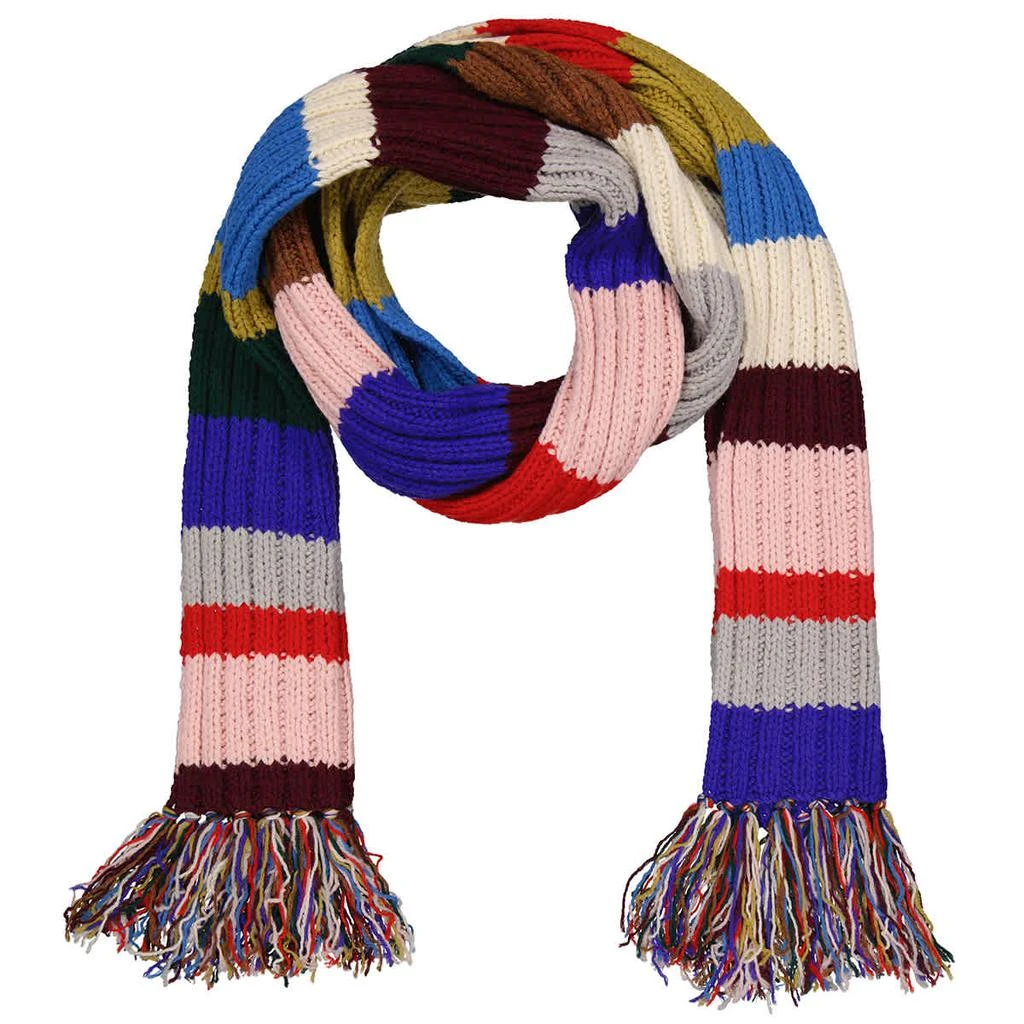 商品Burberry|Burberry Striped Knit Scarf,价格¥728,第1张图片