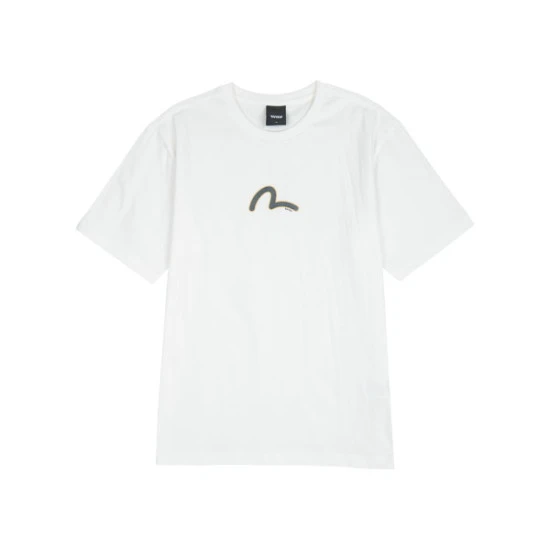 商品Evisu|【享贝家】（国内现货-QD） Evisu 福神 圆领宽松休闲短袖T恤 男女同款 白色 EU5UTS907OW,价格¥104,第1张图片