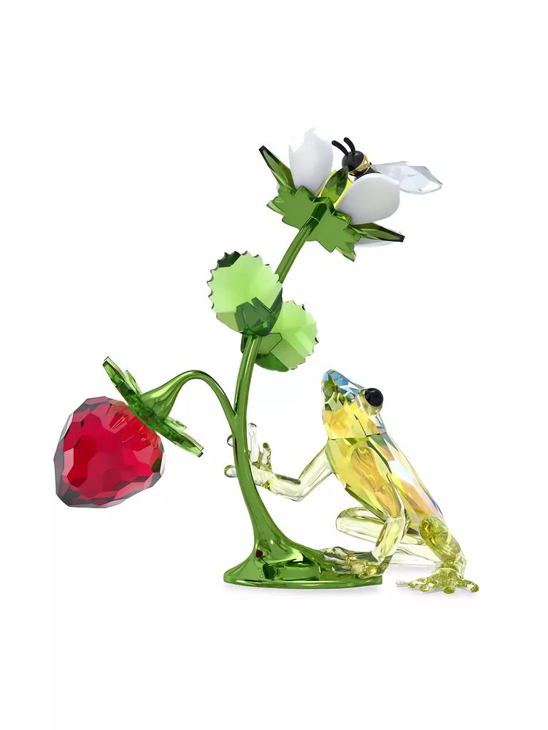 商品Swarovski|Idyllia Frog, Bee, & Strawberry Crystal Sculpture,价格¥2248,第4张图片详细描述