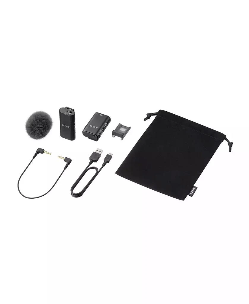 商品SONY|ECM-W2BT Digital Bluetooth Wireless Microphone with ECM-LV1 Lav Mic Bundle,价格¥2054,第3张图片详细描述