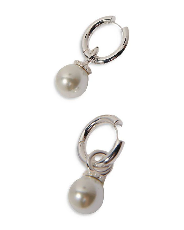 商品Maje|Imitation Pearl Huggie Hoop Earrings,价格¥413,第5张图片详细描述