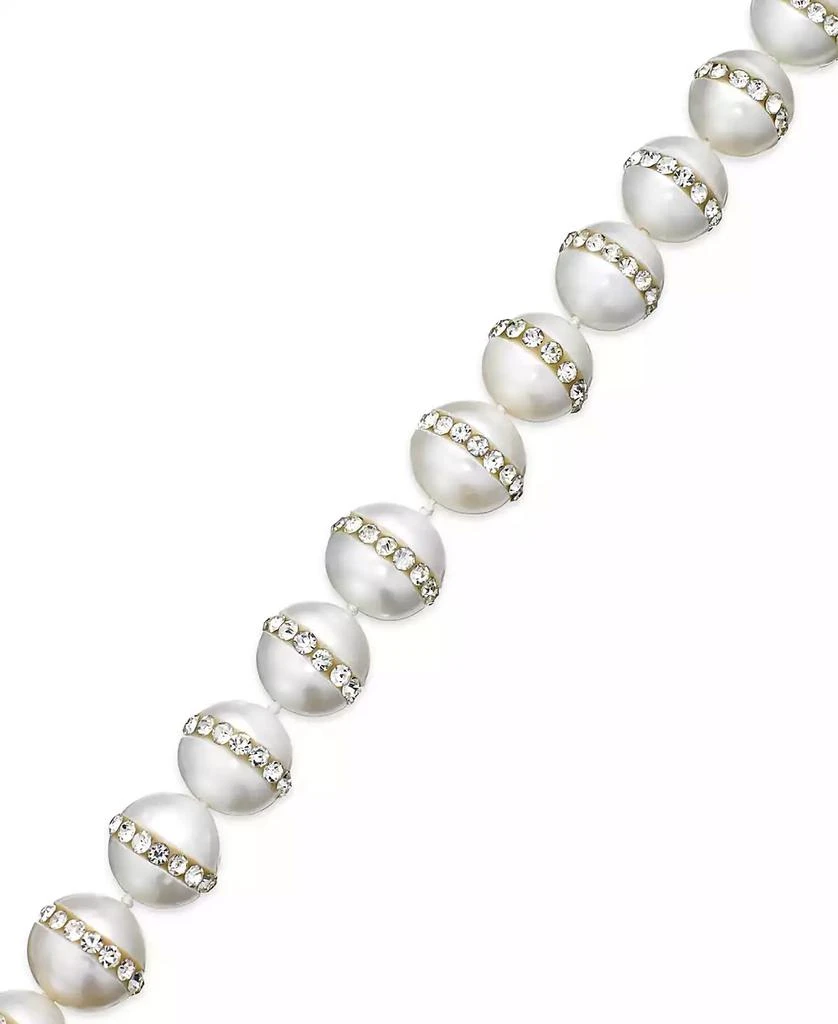 商品Macy's|淡水珍珠水晶镶嵌手链 (9-10mm),价格¥617,第1张图片