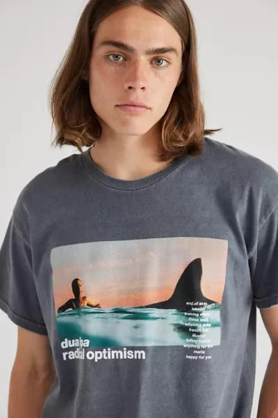 商品Urban Outfitters|Dua Lipa Radical Optimism Washed Cotton Album Graphic Tee,价格¥75,第4张图片详细描述