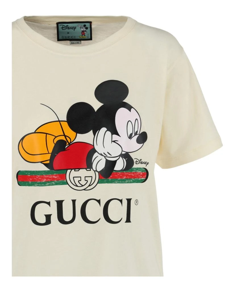 商品Gucci|女式 古驰 米奇联名 徽标T恤,价格¥1898,第3张图片详细描述