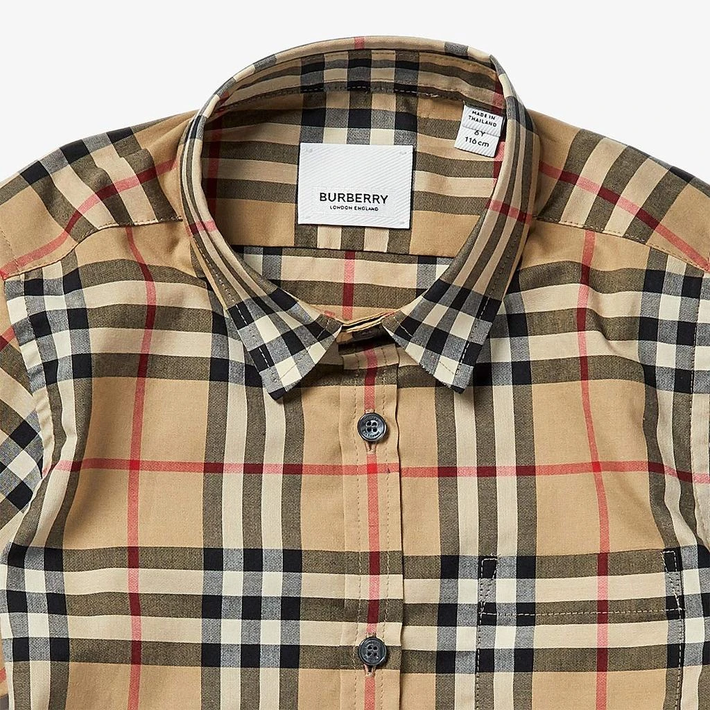 商品Burberry|Fredrick Short Sleeve Pocket Shirt (Little Kids/Big Kids),价格¥1018,第4张图片详细描述