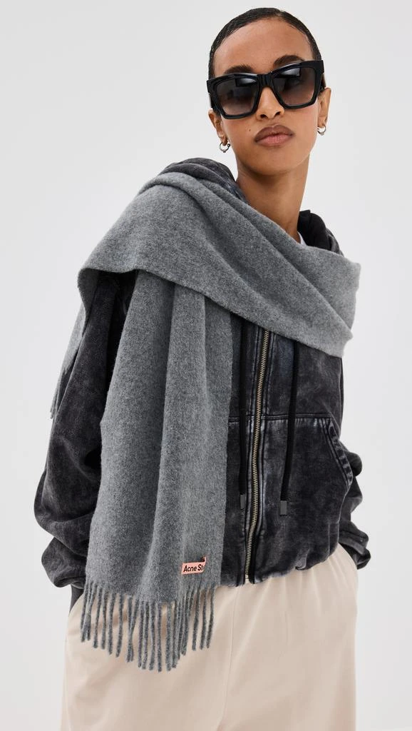 商品Acne Studios|Canada Skinny Wool Scarf,价格¥1290,第2张图片详细描述