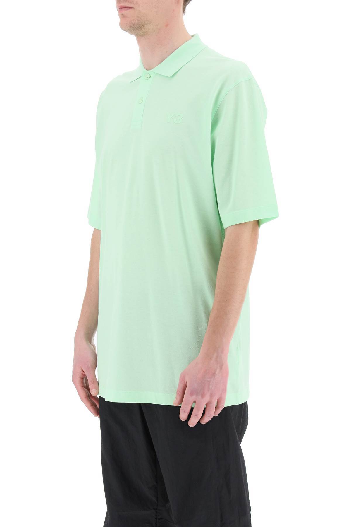 商品Y-3|Y-3 男士POLO衫 HG6222GLGRN 绿色,价格¥451,第7张图片详细描述