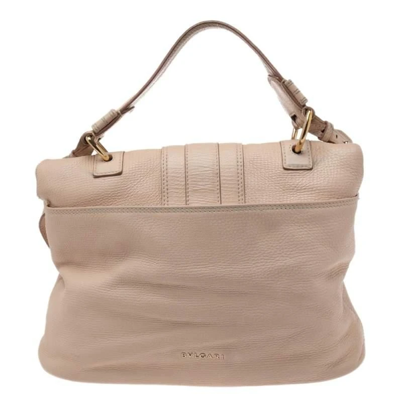 商品[二手商品] BVLGARI|Bvlgari Beige Leather Leoni Shoulder Bag,价格¥4357,第4张图片详细描述