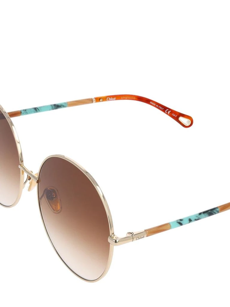 商品Chloé|Ulys Round Metal Sunglasses,价格¥3799,第2张图片详细描述