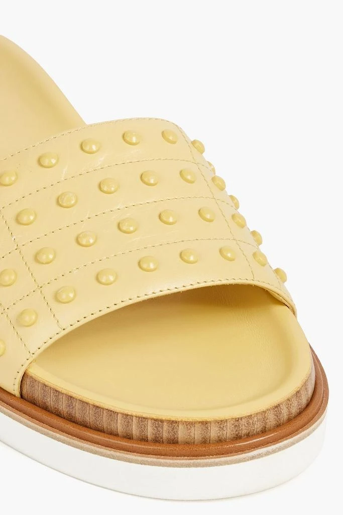 商品Tod's|Studded leather slides,价格¥1456,第4张图片详细描述