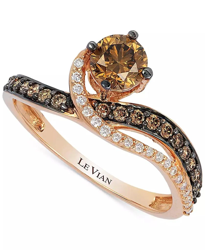 商品Le Vian|Chocolatier® Diamond Engagement Ring (3/4 ct. t.w.) in 14k Rose Gold,价格¥7712,第1张图片