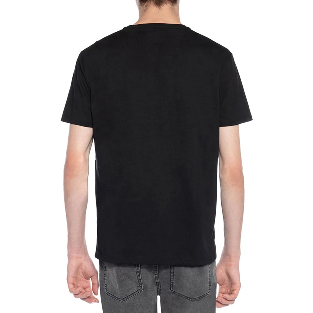Alexander McQueen 亚历山大·麦昆 男士骷髅图案黑色有机棉T恤 550462-QMZ59-0900 商品