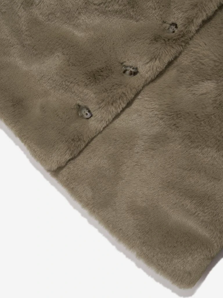 商品Bonpoint|Baby Girls Faux Fur Jacket ion Brown,价格¥1442-¥1537,第4张图片详细描述