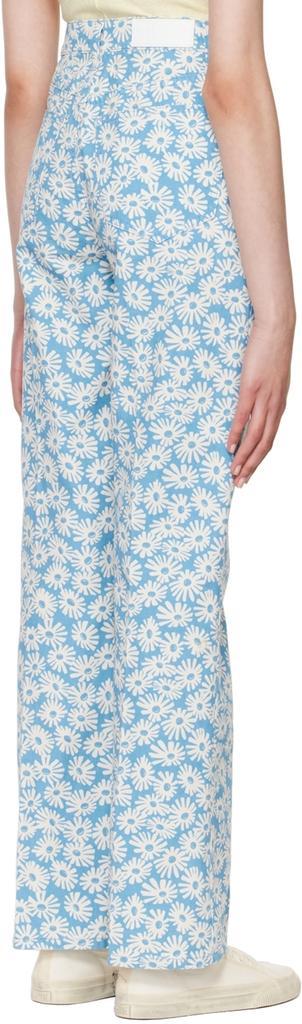 商品Re/Done|Blue 70s Bootcut Trousers,价格¥1657,第5张图片详细描述