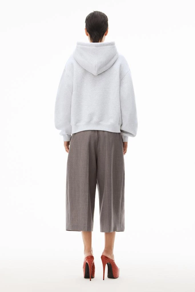 商品Alexander Wang|PUFF LOGO HOODIE IN STRUCTURED TERRY,价格¥2483,第5张图片详细描述