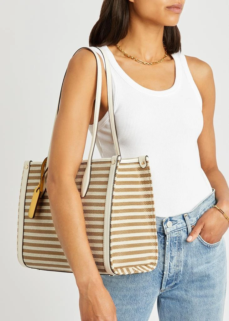商品Kate Spade|Market medium striped canvas tote,价格¥1695,第5张图片详细描述