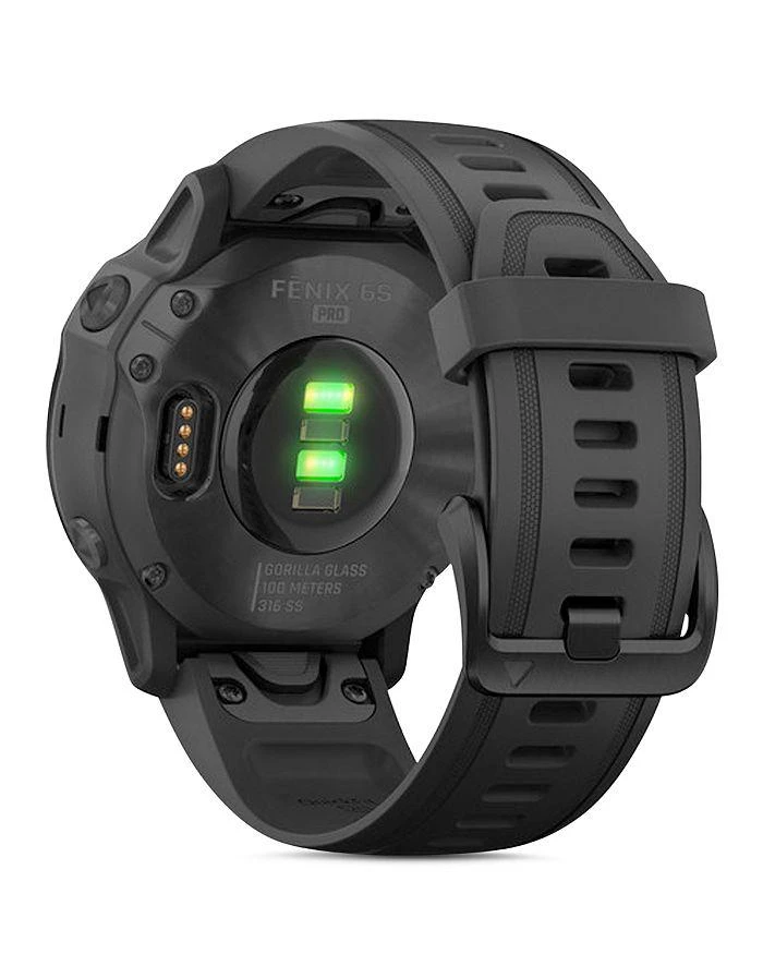 Fenix 6S Black Silicone Strap Smartwatch, 42mm 商品