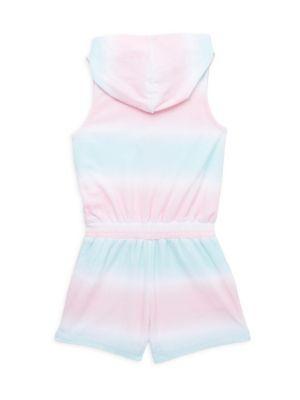 商品Juicy Couture|Little Girl’s Tie-Dye Sleeveless Hooded Romper,价格¥109,第4张图片详细描述