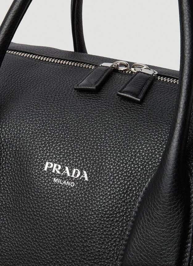 商品Prada|Logo Plaque Weekend Bag in Black,价格¥30780,第4张图片详细描述