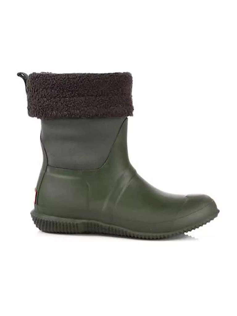 商品Hunter|Roll Top Rubber & Neoprene Faux-Sherpa-Lined Boots,价格¥543,第1张图片