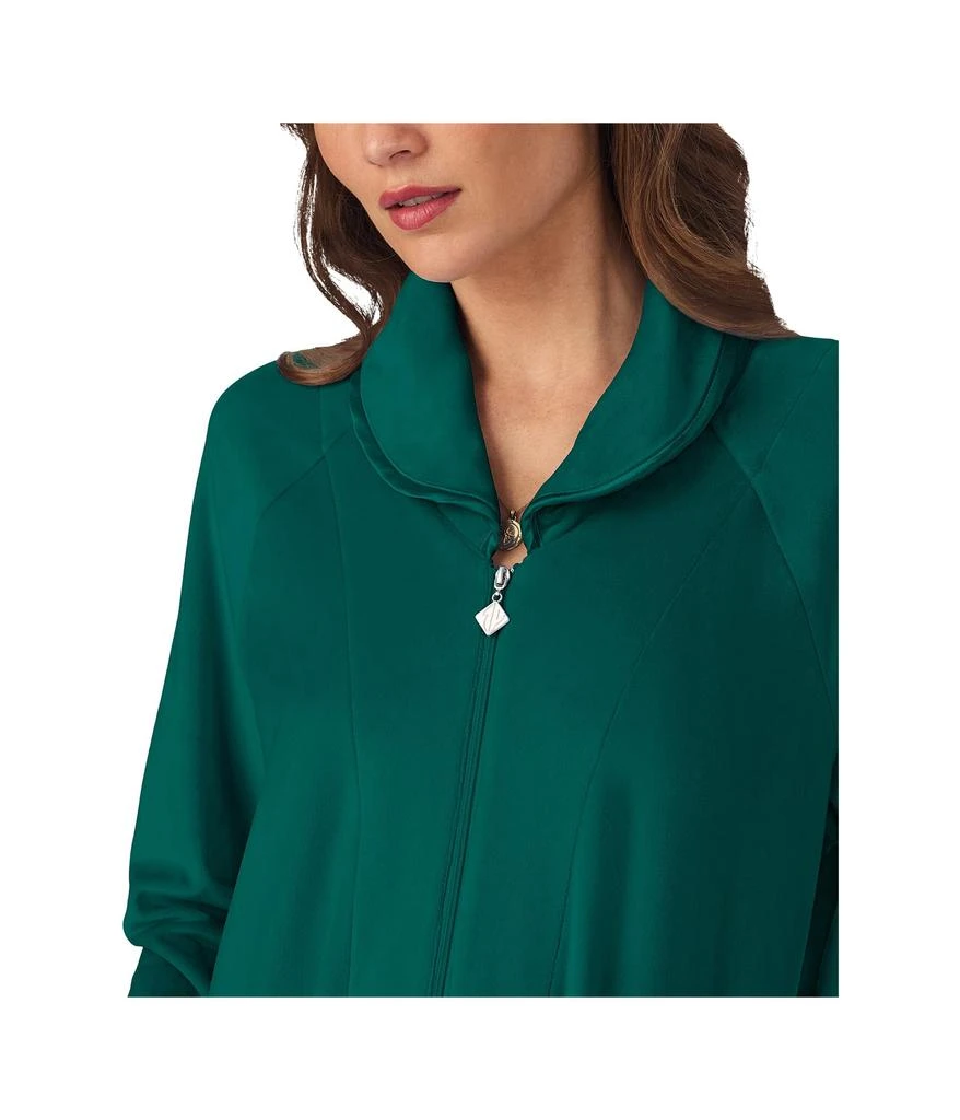 商品Eileen West|Lux Velour 50" Long Sleeve Zip Robe,价格¥620,第4张图片详细描述