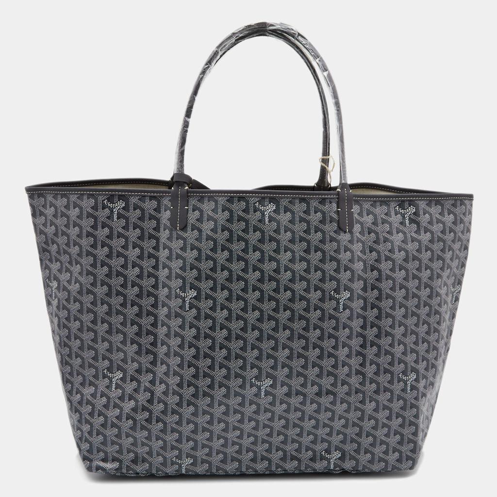 Goyard Grey Goyardine Coated Canvas and Leather Saint Louis GM Tote商品第4张图片规格展示