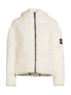 商品Calvin Klein|Boxy Hooded Puffer Jacket,价格¥587,第3张图片详细描述
