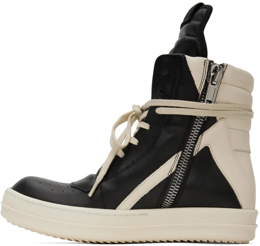 商品Rick Owens|Black Geobasket Sneakers,价格¥7928,第3张图片详细描述