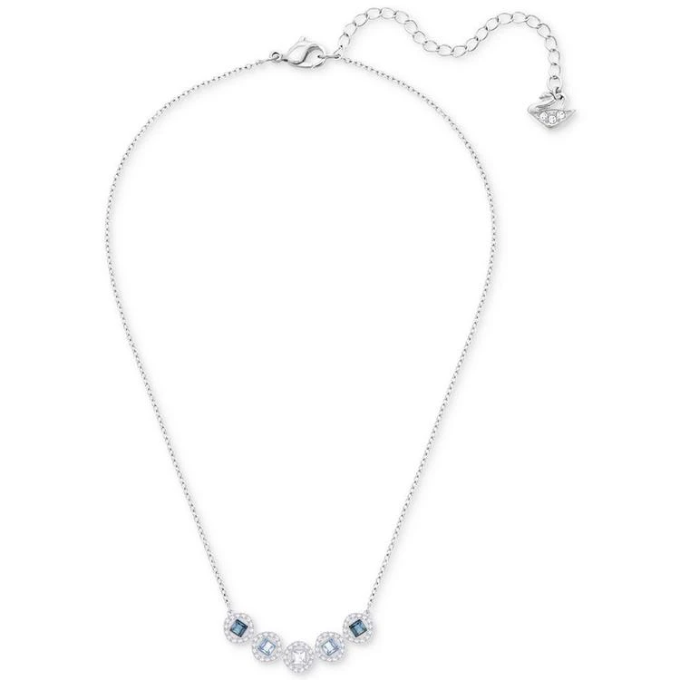 商品Swarovski|Silver-Tone Blue & Clear Crystal Collar Necklace,价格¥966,第3张图片详细描述