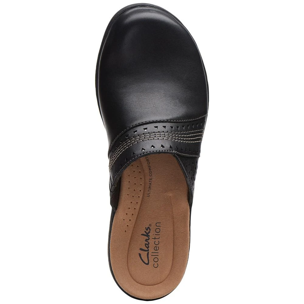 商品Clarks|Women's Laurieann Ease Perforated Slip-On Clogs,价格¥422,第4张图片详细描述