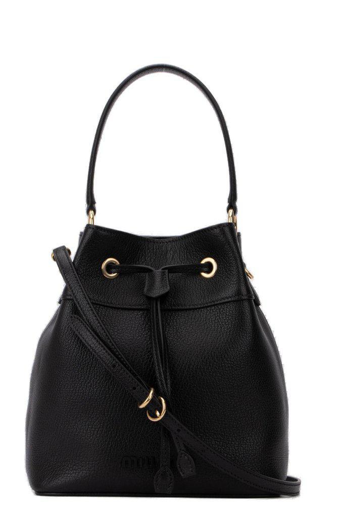 商品Miu Miu|Miu Miu Logo Bucket Bag,价格¥5601,第1张图片