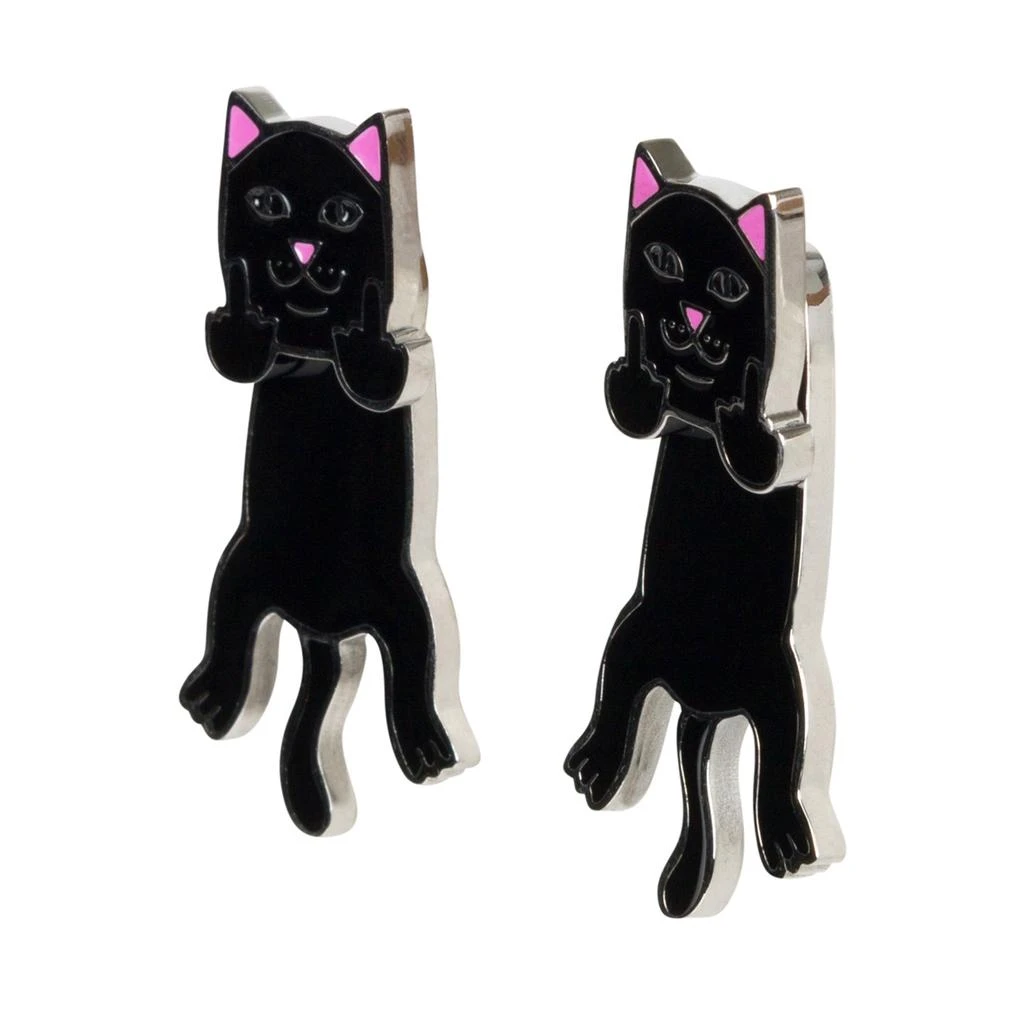 商品RIPNDIP|Naughty Jerm Earrings (Black),价格¥112,第3张图片详细描述