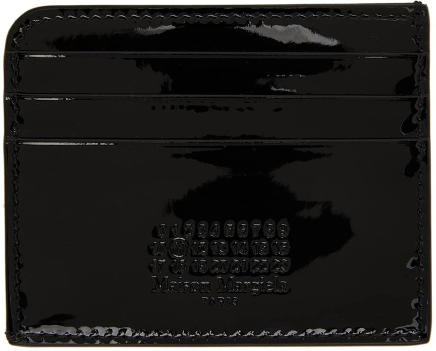 商品MAISON MARGIELA|Black Leather Card Holder,价格¥2685,第2张图片详细描述