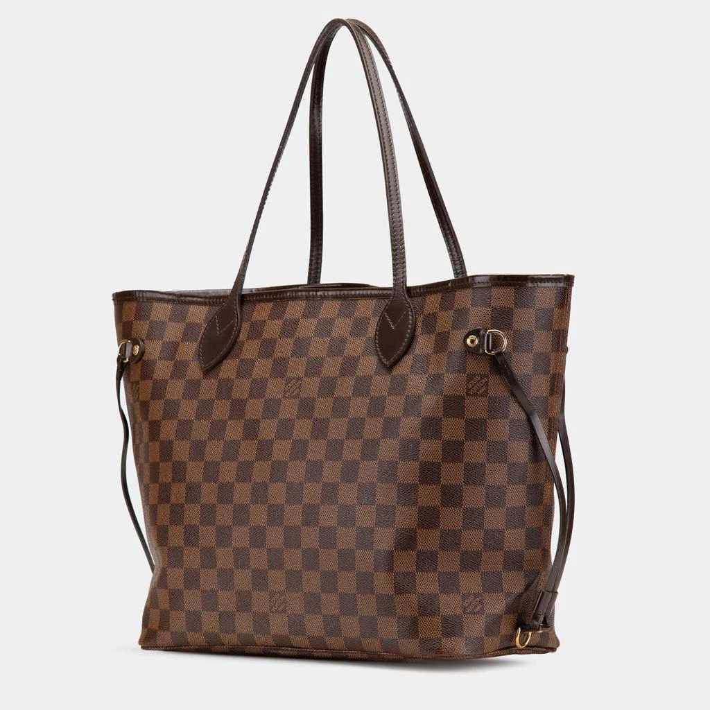 商品[二手商品] Louis Vuitton|Louis Vuitton Brown Damier Ebene Neverfull MM,价格¥13448,第2张图片详细描述