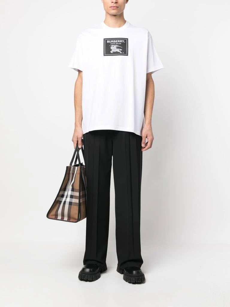 商品Burberry|BURBERRY - Printed Cotton T-shirt,价格¥5013,第4张图片详细描述