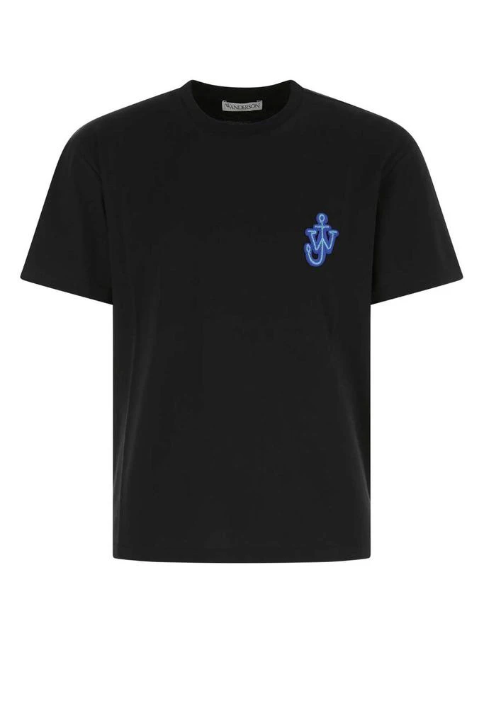 商品JW Anderson|JW Anderson Logo Embroidered Crewneck T-Shirt,价格¥503-¥633,第1张图片