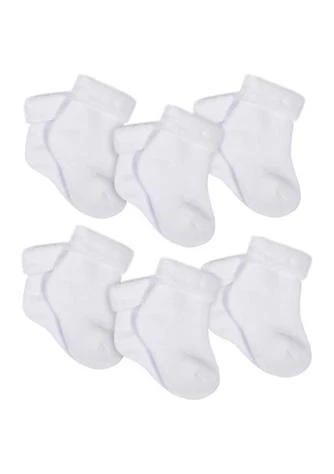 商品Gerber|Baby Girls 6 Pack Sock Set,价格¥66,第1张图片