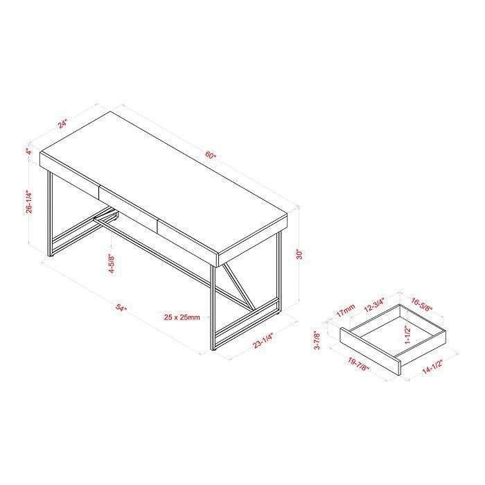 Sparrow & Wren Wylee Writing Desk 商品