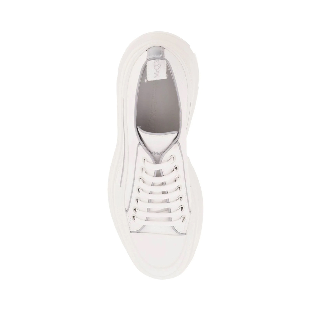 ALEXANDER MCQUEEN 男士帆布鞋白色 705664-W4TGA-9348商品第3张图片规格展示